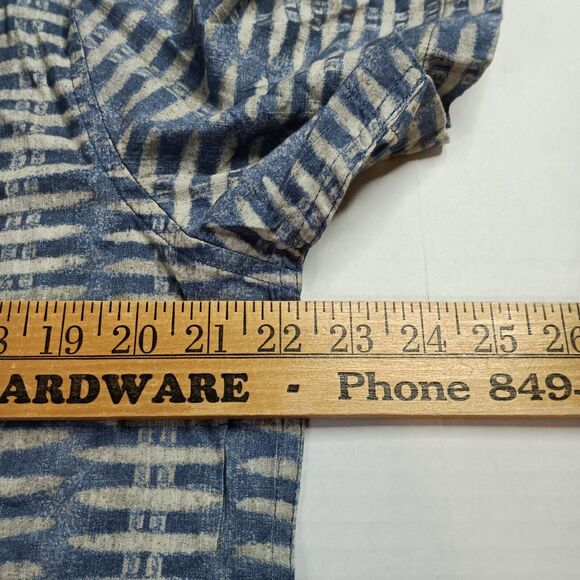 Chubbies The Friday Shirt Men's M Medium Blue Gray Slub Poplin The Ziggy - Picture 5 of 7